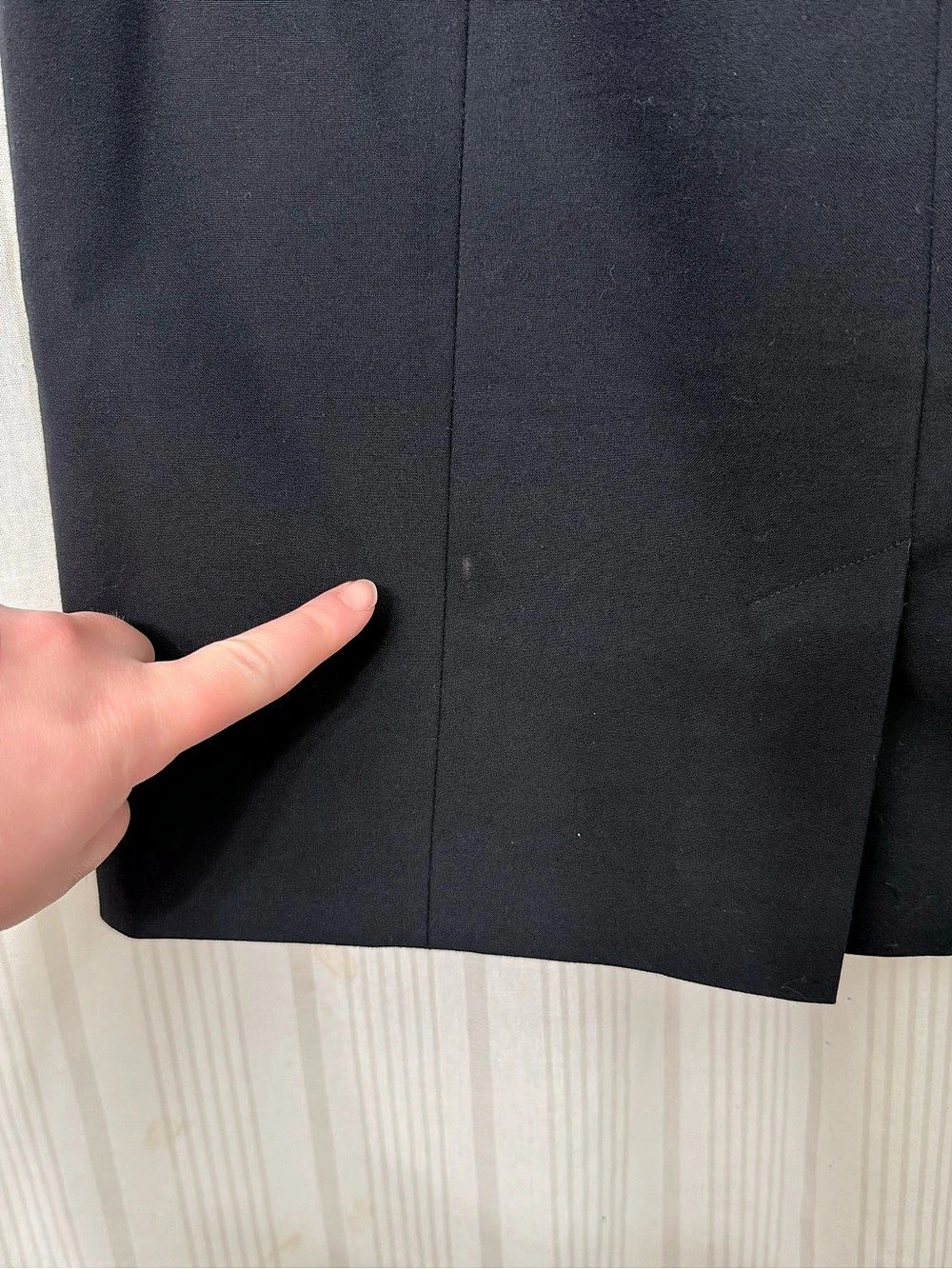 Halogen Black Pencil Skirt Size 6 - Picture 5 of 6